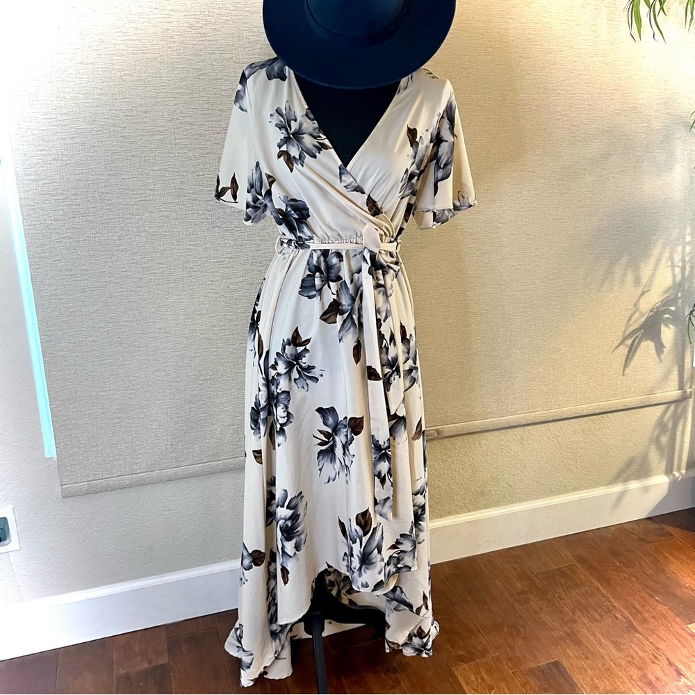 Gently Worn Tua High Low Floral Dress